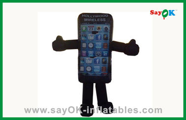 विज्ञापन के लिए Inflatable सेल फोन आउटडोर Inflatable कार्टून अक्षर