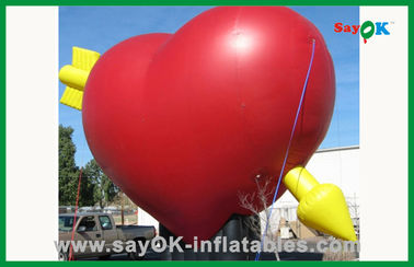 छुट्टी सजावट के लिए विशाल Inflatable दिल कस्टम Inflatable उत्पाद