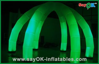 वेडिंग / पार्टी के लिए स्पाइडर आकार एलईडी टेंट डोम Inflatable प्रकाश सजावट