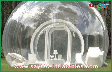 पोर्टेबल आउटडोर Inflatable बुलबुला तम्बू कस्टम विशालकाय पारदर्शी लॉन तम्बू