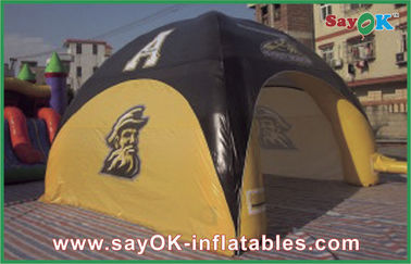 कैम्पिंग के लिए आउटडोर प्रकाश Inflatable विशालकाय डोम तम्बू नमक सबूत
