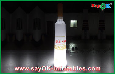 एलईडी प्रकाश के साथ वाणिज्यिक विज्ञापन परिवर्तनीय Inflatable शराब की बोतल सजावट