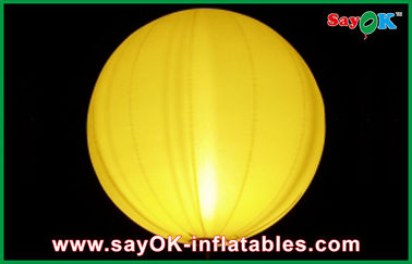 पीला / नीला एलईडी गुब्बारा रोशनी Chrismas Inflatable स्टेज सजावट