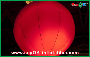 पीला / नीला एलईडी गुब्बारा रोशनी Chrismas Inflatable स्टेज सजावट