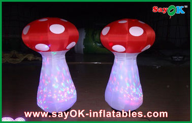 एलईडी प्रकाश Inflatable मशरूम सजावट कस्टम विज्ञापन Inflatables