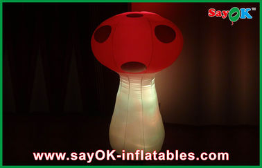 एलईडी प्रकाश Inflatable मशरूम सजावट कस्टम विज्ञापन Inflatables