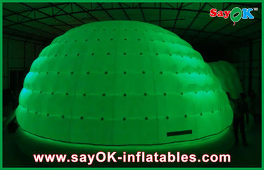 आउटडोर Inflatable गुंबद एलईडी तम्बू कस्टम परिवार कैम्पिंग बुलबुला तम्बू