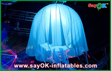 छुट्टी के लिए रंगीन एलईडी जेलीफ़िश Inflatable प्रकाश सजावट