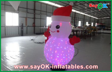 क्रिसमस Inflatable प्रकाश सजावट नियंत्रक के साथ Inflatable स्नोमैन