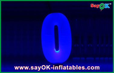 विज्ञापन के लिए सुंदर Inflatable प्रकाश सजावट संख्या