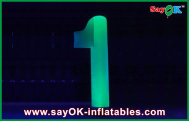 विज्ञापन के लिए सुंदर Inflatable प्रकाश सजावट संख्या