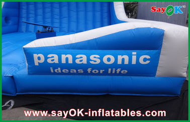 घटना / मनोरंजन पार्क के लिए ब्लू रंग का बड़ा inflatable उछाल