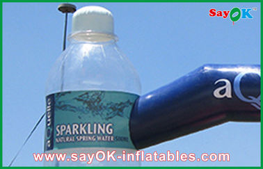 कस्टम Inflatable आर्क विज्ञापन स्पष्ट बोतल कस्टम Inflatable उत्पादों के साथ Inflatable आर्क