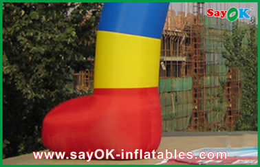 हॉलिडे सजावट के लिए हाथ / पैर के साथ छोटे प्यारा Inflatable स्वागत आर्क