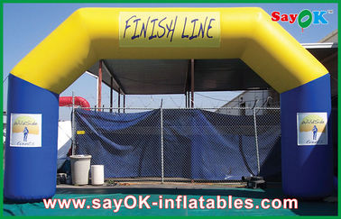 पीवीसी टिकाऊ सामग्री Inflatable आर्क / Inflatable फिनिश लाइन