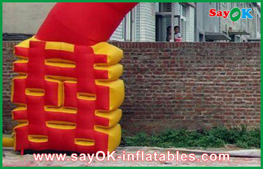 वेडिंग सजावट के लिए चपल स्टाइल लाल रंग Inflatable आर्क