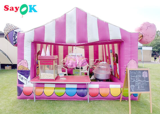 सर्वश्रेष्ठ inflatable तम्बू inflatable कार्य तम्बू पोर्टेबल पीवीसी कैंडी फ्लॉस inflatable हवा तम्बू जलरोधक