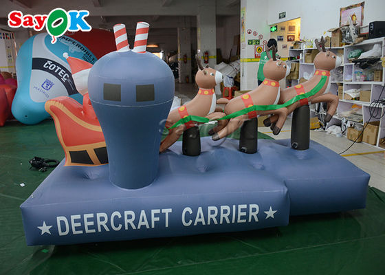 तीन रेनडियर इन्फ्लेटेबल हॉलिडे डेकोरेशन