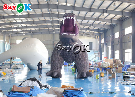 हेलोवीन प्रदर्शनी के लिए विज्ञापन inflatable 5m 16ft विशाल inflatable डायनासोर मॉडल