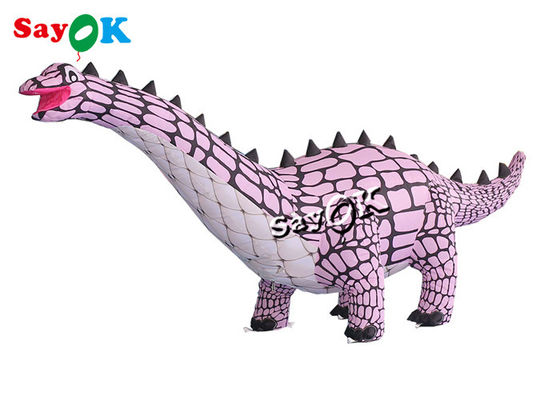 ब्लोएबल विज्ञापन पात्र 1 मीटर / 3.3 फीट ऊंचा जीवन आकार ब्लोएबल Ankylosaurus डायनासोर यार्ड सजावट के लिए ब्लोअर के साथ