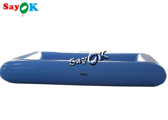 पंप के साथ inflatable पूल खिलौने नीले छोटे वाणिज्यिक बच्चे inflatable पूल 4x4x0.6mH