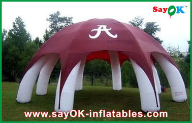 कस्टम छद्म Inflatable एयर तम्बू बड़े हाथ Inflatable कैम्पिंग तम्बू
