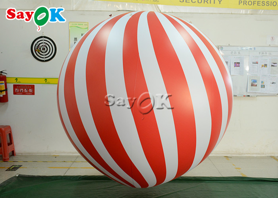 इवेंट पार्टी डेकोरेशन के लिए 1.5m 5ft रेड इन्फ्लेटेबल क्रिसमस बॉल्स