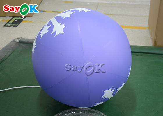 कस्टम 3m 10ft गार्डन क्रिसमस छुट्टी के लिए सजाया Inflatable गेंद