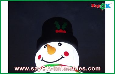 आउटडोर 5 मीटर विशाल प्रकाश Inflatable क्रिसमस स्नोमैन सजावट