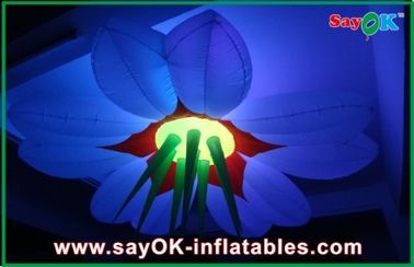 नई डिजाइन रंगीन 1.5 मीटर लटकती प्रकाश सजावट Inflatable फूल