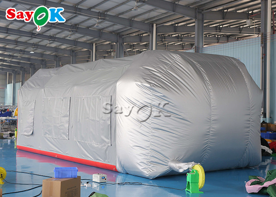 आउटडोर inflatable तम्बू ग्रे एयरटाइट inflatable एयर तम्बू ब्लास्ट अप स्प्रे बूथ कार पेंटिंग