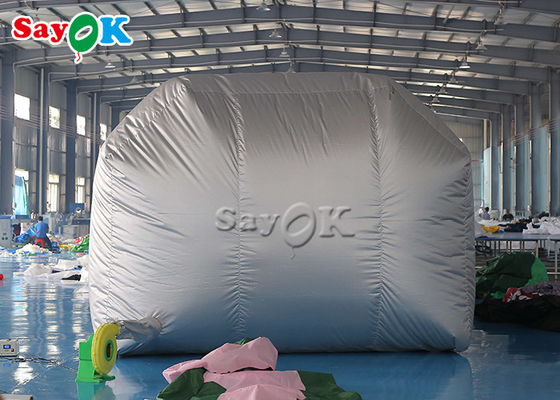 आउटडोर inflatable तम्बू ग्रे एयरटाइट inflatable एयर तम्बू ब्लास्ट अप स्प्रे बूथ कार पेंटिंग