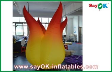 विज्ञापन के लिए लाल / पीला Inflatable आग Inflatable Ligthting आग