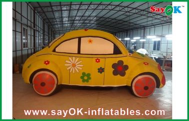 लोगो प्रिंटिंग के साथ कस्टम Inflatable उत्पाद विज्ञापन Inflatable कार मॉडल