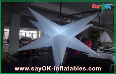अनुकूलित पार्टी इवेंट सजावट Inflatable हैंगिंग एलईडी लाइट स्टार