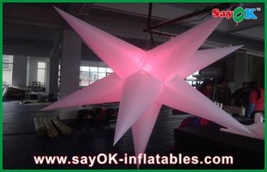 विज्ञापन घटना सजावट विज्ञापन के लिए एलईडी लाइट स्टार Inflatable लटका