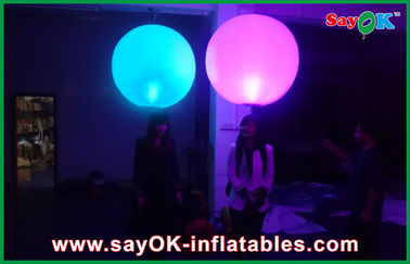 लोगो मुद्रण के साथ विज्ञापन एलईडी Inflatable बैकपैक बॉल