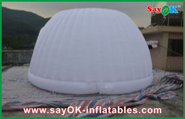 मजबूत ऑक्सफोर्ड कपड़े गुंबद inflatable तम्बू, वाणिज्यिक inflatable गोलता तम्बू पार्टी तम्बू एलईडी प्रकाश के साथ