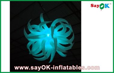 नए साल की सजावट के लिए सफेद Inflatable प्रकाश सजावट Inflatable फूल