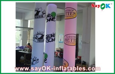 2 एम पार्टी विज्ञापन Inflatable एलईडी कॉलम स्तंभर Inflatable प्रकाश सजावट विज्ञापन