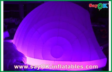 पार्टी / प्रदर्शनी हेलमेट के लिए कस्टम inflatable तम्बू एलईडी नाइट क्लब पार्टी inflatable तम्बू