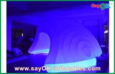 पार्टी / प्रदर्शनी हेलमेट के लिए कस्टम inflatable तम्बू एलईडी नाइट क्लब पार्टी inflatable तम्बू