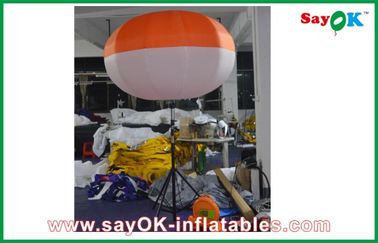2 एम नायलॉन कपड़ा Inflatable एलईडी त्रिपोद बॉल, विज्ञापन एलईडी Inflatable प्रकाश सजावट