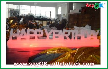 जन्मदिन की पार्टी एलईडी Inflatable प्रकाश सजावट अनुकूलित