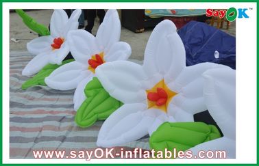 फूल Inflatable प्रकाश सजावट / inflatable एलईडी सजावट