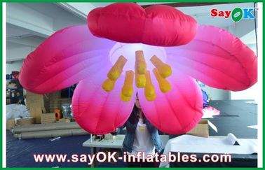 1.5 मीटर व्यास Inflatable प्रकाश सजावट फूल / inflatable फूल प्रकाश