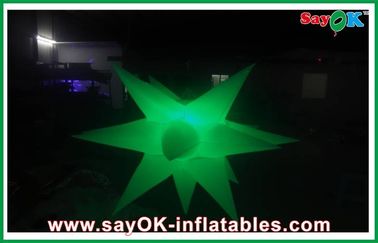 1.5 मीटर व्यास Inflatable एलईडी प्रकाश सजावट Inflatable स्टार सजावट