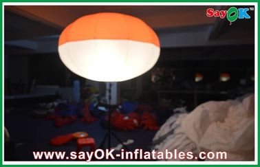 नायलॉन कपड़ा Inflatable एलईडी त्रिपोद बॉल, Inflatable एलईडी प्रकाश गेंद सजावट