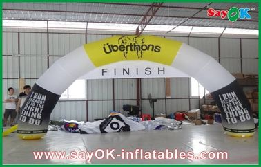 Inflatable प्रवेश आर्क, प्रदर्शनी / घटनाक्रम / विज्ञापन के लिए Inflatable फिनिश लाइन आर्क