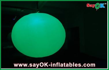 किराए पर व्यापार आउटडोर Inflatable सजावट, गोल गेंद Inflatable एलईडी लाइट